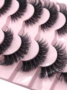 7 pares de pestañas postizas voluminizadas, para mujeres, mamá, esposa, hermana, adolescente, amiga, para fiesta club,pestañas pestans extensiones de pestañas