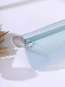 1 Túi Đựng Đồ Trang Điểm Có Thể Gập Lại Dành Cho Nữ, Ly Hợp Di Động & Dụng Cụ Tổ Chức Đựng Mỹ Phẩm Dụng Cụ Bảo Quản Trang Điểm Tổ Chức Trang Điểm - Màu xanh nhạt - Xem 3