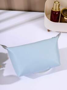 1 Túi Đựng Đồ Trang Điểm Có Thể Gập Lại Dành Cho Nữ, Ly Hợp Di Động & Dụng Cụ Tổ Chức Đựng Mỹ Phẩm Dụng Cụ Bảo Quản Trang Điểm Tổ Chức Trang Điểm - Màu xanh nhạt - Xem 4