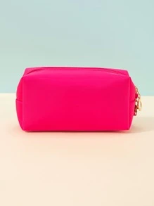 Letter Graphic Makeup Bag,Makeup Bag Makeup Pouch Skincare Bag Toiletry Bag Packing Cubes,Travel Essentials Cruise Essentials Dorm Essentials,Wedding Bridesmaid Gifts,Mom Gifts,Birthday Gifts,Gifts For Friends And Teachers,Home Decor,Bathroom Livingroom Bedroom Decor,Bathroom Organizer,Jewelry Organizer,Lip Oil Organizer,Nail Polish Organizer Storage Makeup Organizer Makeup Case - Multicolor - View 3