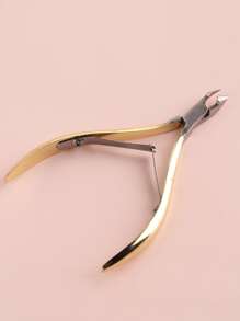 FULL BEAUTY 1入組不銹鋼指甲刀適用於厚指甲和向內生長趾甲片脚趾甲修建工具適合男士女士老年人鋒利曲綫專業修腳工具 - 金色 - 查看 4