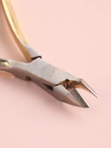 FULL BEAUTY 1入組不銹鋼指甲刀適用於厚指甲和向內生長趾甲片脚趾甲修建工具適合男士女士老年人鋒利曲綫專業修腳工具 - 金色 - 查看 7