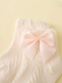 4 đôi tất thủy thủ đoàn trang trí nơ cho bé - Nhiều màu - Xem 4