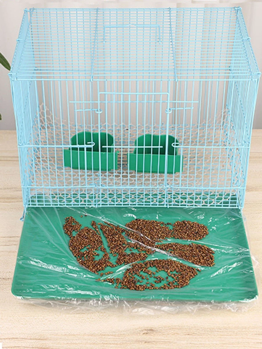 10 piezas Bolsa de heces de mascota desechable - Blanco - Ver 1