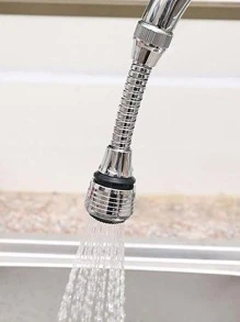 1入組ABS水槽防濺罩浴室可過濾防濺水龍頭 - 銀色 - 查看 3