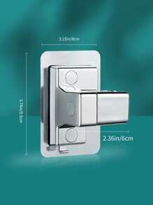 1入組ABS花灑架免打孔花灑架