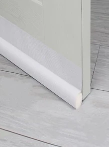 1pc Plastic Sealing Strip, White Windproof Dust-proof Sealing Tape For Door, Window - White - View 1