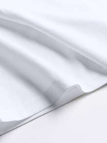 Men Slogan Graphic Tee - White - View 4