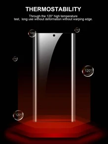 2pcs HD Screen Protection Tempered Film Compatible With Samsung - Clear - View 3
