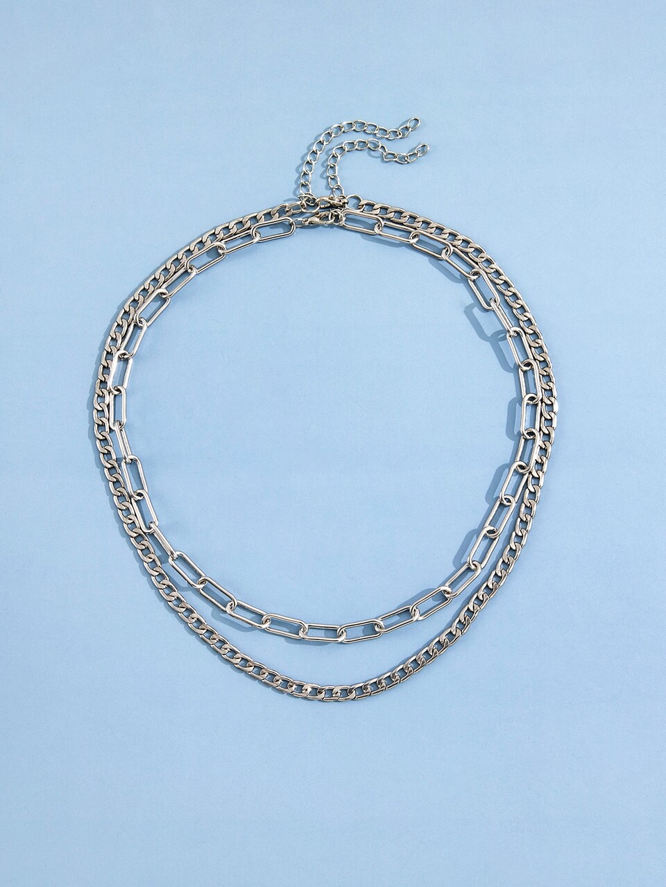 2pcs Simple Chain Necklace