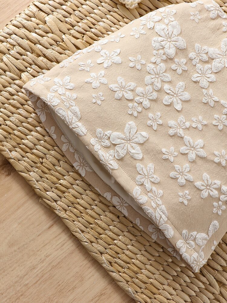 Baby Floral Jacquard Skirt - Apricot - View 5