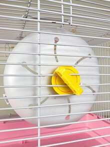 1入組隨機顏色倉鼠跑輪玩具 - 彩色 - 查看 3