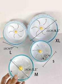 1入組隨機顏色倉鼠跑輪玩具 - 彩色 - 查看 8