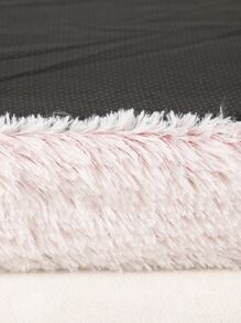 1pc Plush Pet Crate Mat - Pink - View 5