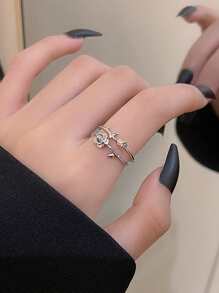 Vòng bít trang trí hoa - Màu Bạc Cổ - Xem 1