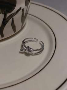 Vòng bít trang trí hoa - Màu Bạc Cổ - Xem 2