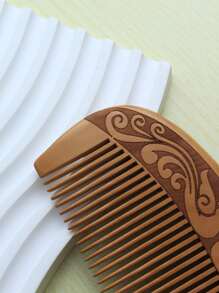 1 pieza Peine de madera - Multicolor - Ver 3