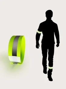 1 pieza deportivo reflectante cinta - Verde - Ver 1