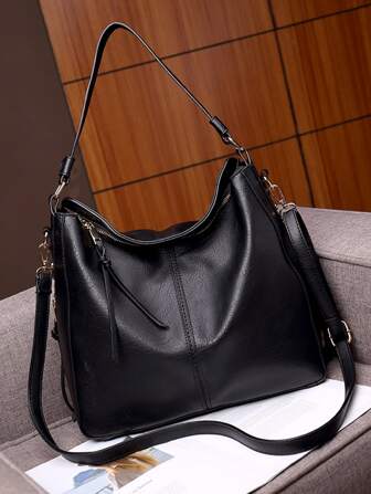 Waterproof, Lightweight, Knot Detail Bucket Bag For Teen Girls Women College Students, Rookies & White-Collar Ers Perfect For College, Commute, Outdoors, Travel, Outings, Business Casual Bag For Women, Perfect For Office, Business And Work, Eye-Catching Work Bags For Women, New Fashionable Big Bags For Women