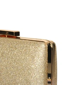 Quyến rũ, thanh lịch, tinh tế, yên tĩnh sang trọng Sequin, sành điệu, sang trọng, sáng bóng Túi buổi tối chuỗi lấp lánh nhỏ, Ví cô dâu hoàn hảo cho đám cưới, sự kiện vũ hội & tiệc tùng cho cô gái tiệc tùng, phụ nữ - Vàng - Xem 8