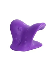 1入組滌綸枕頭頸枕頸肩放鬆器頸椎牽引器頸椎放鬆枕舒適床上用品