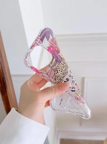 Leopard Pattern Anti-fall Phone Case - Multicolor - View 2