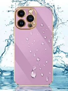 Hadaasi 6D Electroplated Solid Color Silicone Full Body Slim Shockproof Protective Phone Case Compatible With Samsung Galaxy And Apple, Also Suitable For 12/13C/12C/Note 12 Pro/NOTE13PRO/NOTE13PRO+/POCO M6PRO/OCOX6 5G,International Version, Not The Domestic Version - Purple - View 9