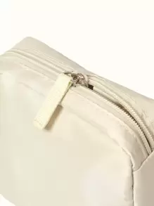 1 件装卫生巾收纳袋便携式小袋大容量，简约风格，防水面料，用于存放卫生巾、护垫和卫生棉条，波西米亚风 - 杏色 - 查看 12