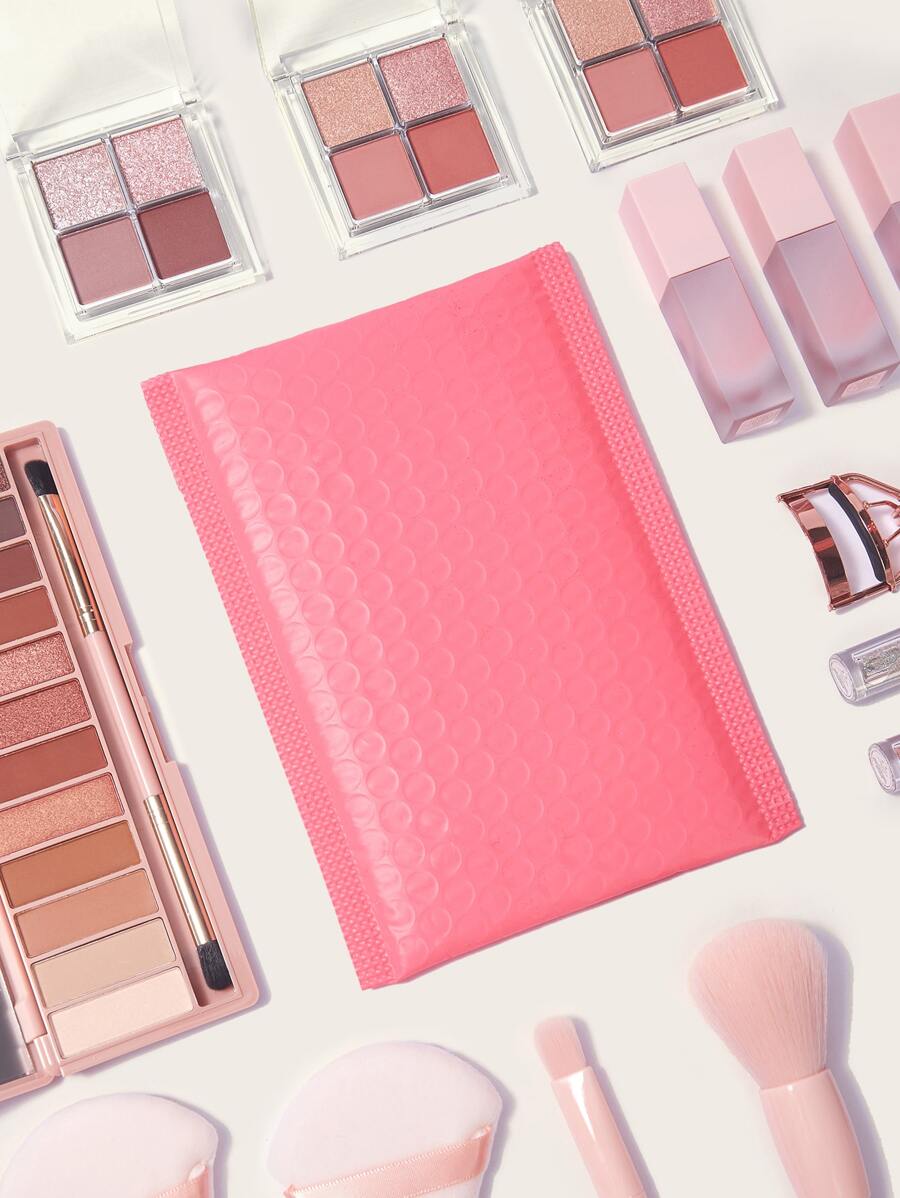 BASIC LIVING 5pcs Bubble Mailers,Waterproof Padded Envelopes Self-Seal,For Holiday Gift - Pink - View 1