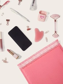 BASIC LIVING 5pcs Bubble Mailers,Waterproof Padded Envelopes Self-Seal,For Holiday Gift - Pink - View 2