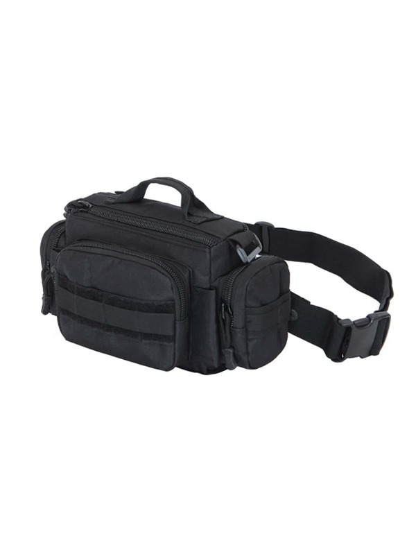 Nylon Waist Bag Waterproof Men Fanny Pack Hip Belt Sling Chest Bag