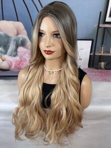 Tóc giả tổng hợp xoăn cực dài - Nhiều màu - Xem 4