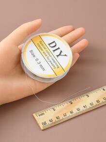 1roll Approx. 15.6m 0.03cm Diy Metal Wire, Ideal For Diy Jewelry Making Of Bracelets And Necklaces