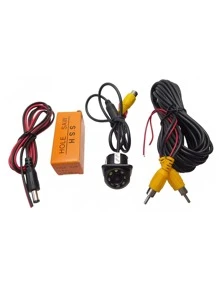 Universal Car Rear View Backup Camera, Ccd Hd Color Waterproof Camera With Night Vision And 8 Led Lights