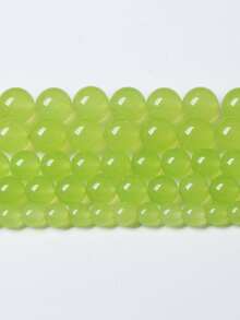 1 hebra Accesorio de joya DIY cuenta - Verde - Ver 1