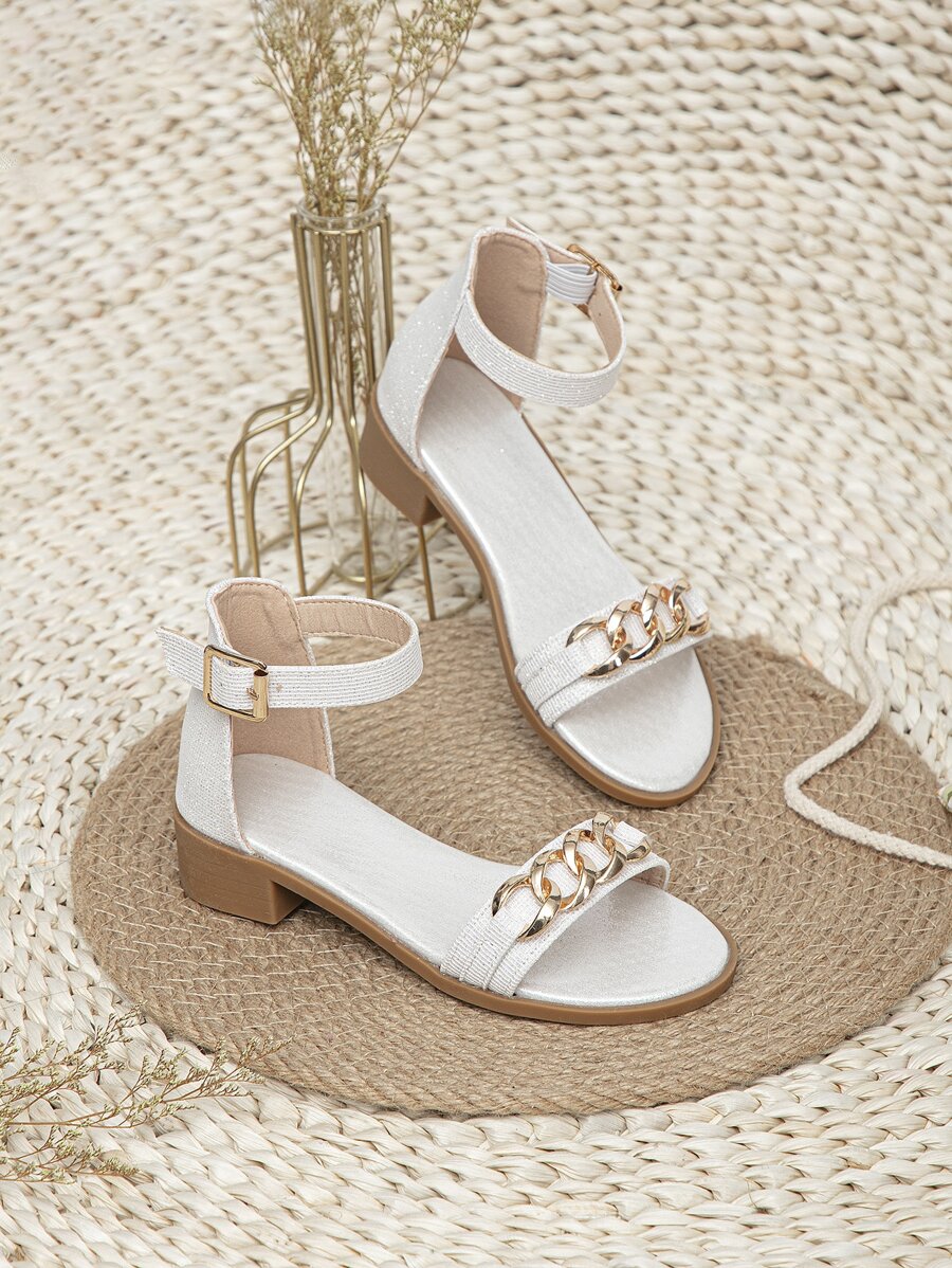 Dép có Gót Trẻ em - trắng - Xem 1