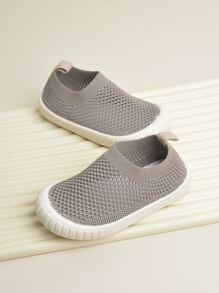 男孩透氣一腳蹬運動戶外織物板鞋