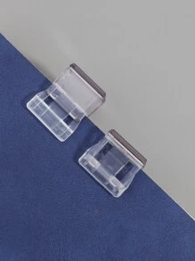 4pcs Clear Push Clip