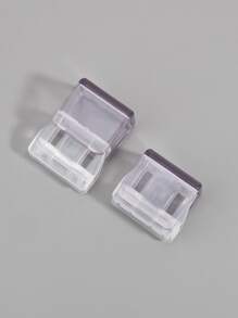 4pcs Clear Push Clip