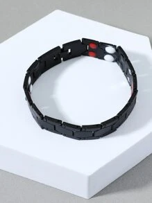 Men Minimalist Bracelet - Black - View 3