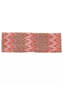 1pc Women Chevron Pattern Boho Hair Band, For Daily Life - Multicolor - View 2