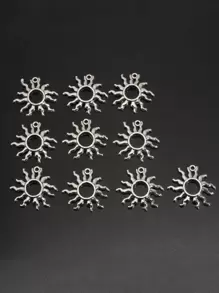 10pcs/set Alloy Sun DIY Pendant