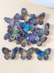 15pcs/set Butterfly DIY Pendant - Black - View 1