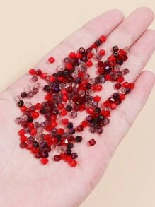 1 pieza Abalorio de vidrio de color aleatorio para mujeres para hacer joyas de bricolaje