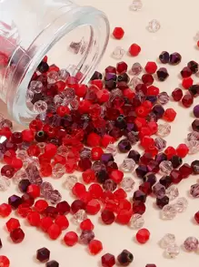 1 pieza Abalorio de vidrio de color aleatorio para mujeres para hacer joyas de bricolaje