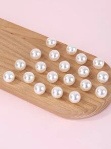 20pcs/set Faux Pearl DIY Jewelry Accessory - Apricot - View 1