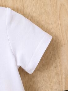 Baby Boy Cartoon Graphic Tee & Shorts - Multicolor - View 6