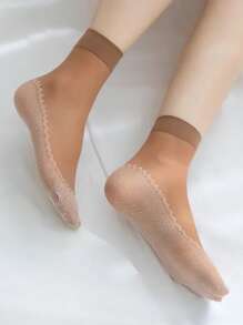 1/4/10/20 Pairs Mixed Women Non-Slip Anti-Snag Ankle Socks, Soft & Comfortable Retro Hosiery, Multiple Packs Available