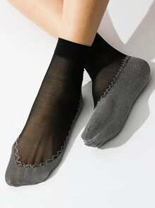 1/4/10/20 Pairs Mixed Women Non-Slip Anti-Snag Ankle Socks, Soft & Comfortable Retro Hosiery, Multiple Packs Available