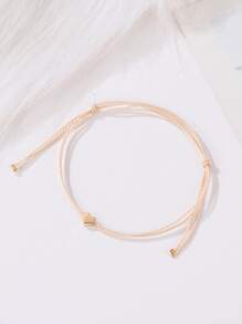 Vòng tay trang trí trái tim - Màu be - Xem 2